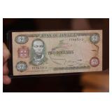 Bank of Jamaice Two Dollars Note