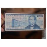 Mexico 50 Pesos Banknote