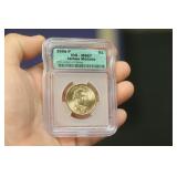 ICG Graded 2008-P James Monroe $1.00 Coin