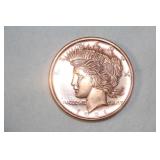 One Ounce Copper Round