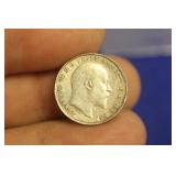 1903 3 Pence British Silver Coin