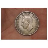 1947 New Zealand Half Crown Coin