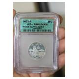 ICG Graded 2001-S Silver Quarter