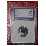 Graded 2003-S Silver Quarter