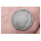 1899 Barber Silver Quarter