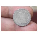 An 1891 Seated Dime