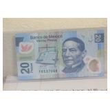 Mexico 20 Pesos Bank Note
