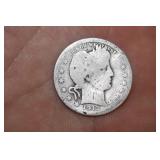 1912 Barber Silver Quarter
