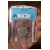 Anacs Graded 1885 V Nickel