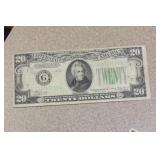 1934 Twenty Dollar Note