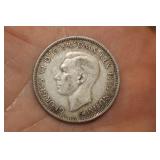 1938 Australia Florin Silver Coin
