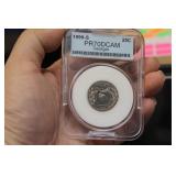 A Grade PR70 DCAM 1999-S Quarter