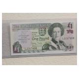 1995 One Pound Bank Note