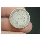 1898 Barber Silver Quarter