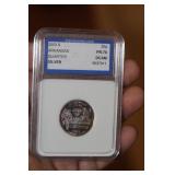 Graded 2003-S Silver Quarter