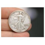 Error 1943 Walking Liberty Silver Half Dollar