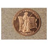 One Ounce Copper Round