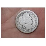 1912 Barber Silver Quarter