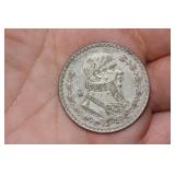 Mexico Un Peso 10% Silver Coin
