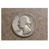 1937-D Washington Silver Quarter