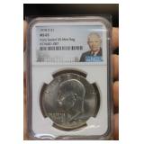 NGC Graded 1978-D Ike Dollar