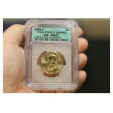 ICG Graded 2008-P John Quincy Adams $1.00 Coin