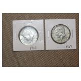 Lot of 2 Kennedy Halves