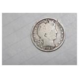 1898 Barber Silver Quarter