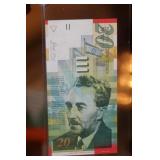 Israel 20 new Sheqalim Bank Note
