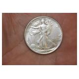 1942 Walking Liberty Silver Half Dollar