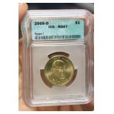ICG Graded Presidential Dollar