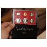 1981 US Proof Coin Set