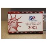 2002 US Mint Silver Proof Set