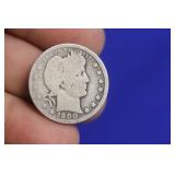 A 1900 Barber Quarter