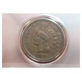 An 1874 Indian Head Cent