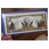 Colorized $2.00 Note