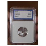 Graded 2003-S Silver Quarter