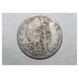 1892 Barber Silver Quarter