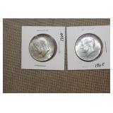 Lot of 2 Kennedy Halves