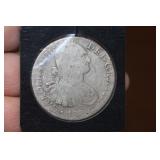 The first American Dollars: Mexico 8 Reals