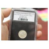 A Slabbed Silver Quarter