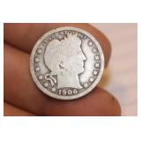 1906 Barber Silver Quarter