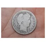1914 Silver Barber Quarter