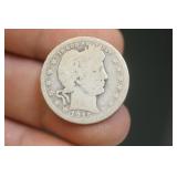 1915-D Barber Silver Quarter