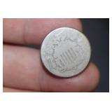 An 1867 Shield Nickel