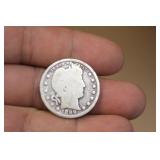 1899 Barber Silver Quarter
