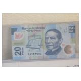 Mexico 20 Pesos Bank Note