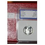 Graded 2003-S Silver Quarter