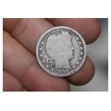1899 Barber Silver Quarter