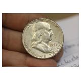 1957 Franklin Half Dollar